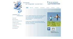Desktop Screenshot of dr-werner-pharmafood.de